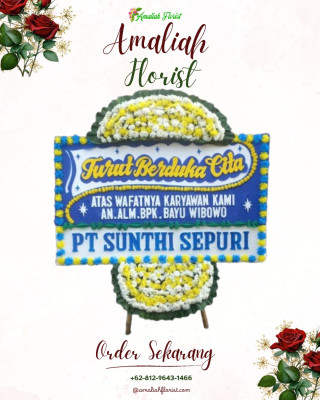 Papan Bunga Duka di Balong Gede