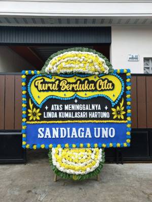 Papan Bunga Duka di Balong Gede